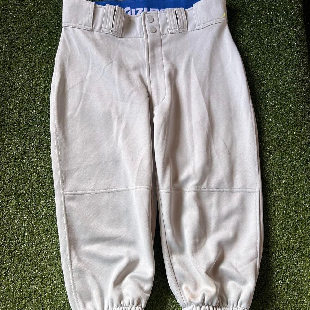Mizuno Men's Cream and White Trousers